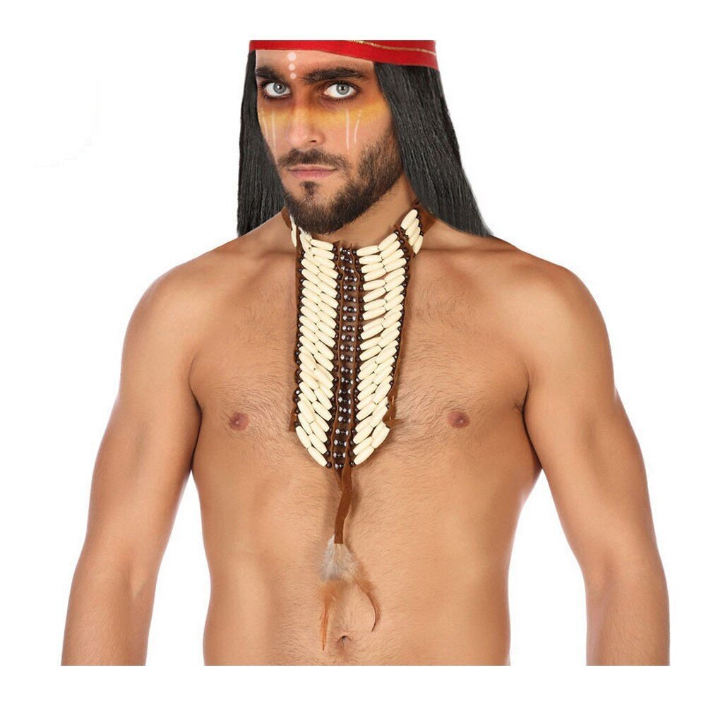 Vīriešu Kareklis 56659 Amerikas indiānis cena un informācija | Karnevāla kostīmi, maskas un parūkas | 220.lv