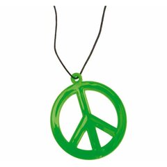 Кулон My Other Me Peace Symbol Hippie, 6 цветов (6 шт.) (18 см) цена и информация | Карнавальные костюмы, парики и маски | 220.lv