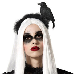Galvassaite Raven Halloween 66632 cena un informācija | Karnevāla kostīmi, maskas un parūkas | 220.lv
