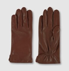 Женские кожаные перчатки Rino&Pelle ALICIA, коричневого цвета цена и информация | Женские перчатки | 220.lv