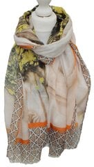 Тонкий женский шарф, пляжная шаль, коричневый цена и информация | Женские шарфы, платки | 220.lv