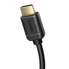 Augstas izšķirtspējas kabelis HDMI–HDMI BaseUS, 0,5 m (melns) cena un informācija | Kabeļi un vadi | 220.lv