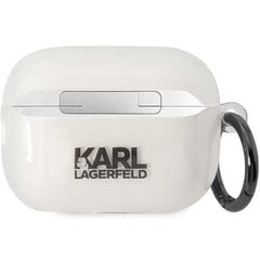 Karl Lagerfeld KLAP2HNCHTCT Airpods Pro 2 cover transparent Ikonik Choupette цена и информация | Аксессуары для наушников | 220.lv