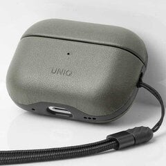 Uniq case Terra AirPods Pro 2 gen. Genuine Leather green|lichen green цена и информация | Аксессуары для наушников | 220.lv