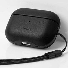 Uniq case Terra AirPods Pro 2nd gen. Genuine Leather black|dallas black цена и информация | Наушники | 220.lv