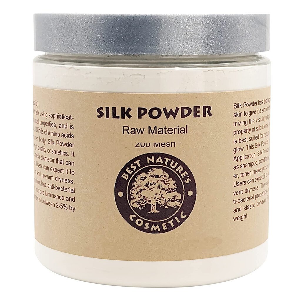 Dabīgā zīda pulveris, Best Natures Cosmetic Silk Powder, 150 ml cena un informācija | Sejas maskas, acu maskas | 220.lv