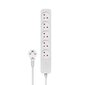 SAVIO Power strip 5 ligzdas 5m balts LZ-10 cena un informācija | Pagarinātāji | 220.lv