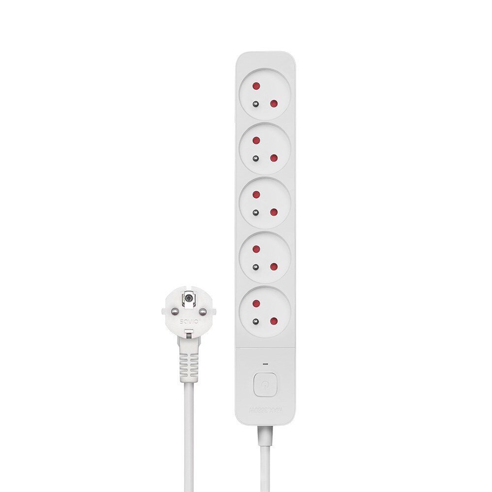 SAVIO Power strip 5 ligzdas 3m balts LZ-09 цена и информация | Pagarinātāji | 220.lv