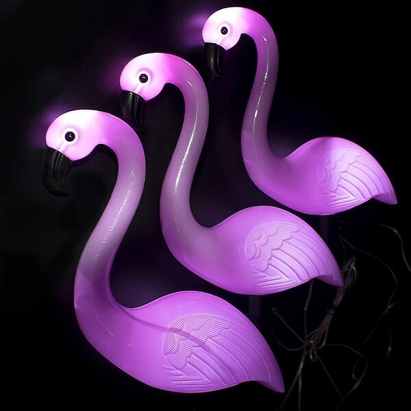 Dārza LED lampa 3 FLAMINGOS cena un informācija | Āra apgaismojums | 220.lv