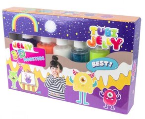 Radošais komplekts Tubi Jelly - Monstriņi (6 krāsas), Tuban TU3324 cena un informācija | Attīstošās rotaļlietas | 220.lv