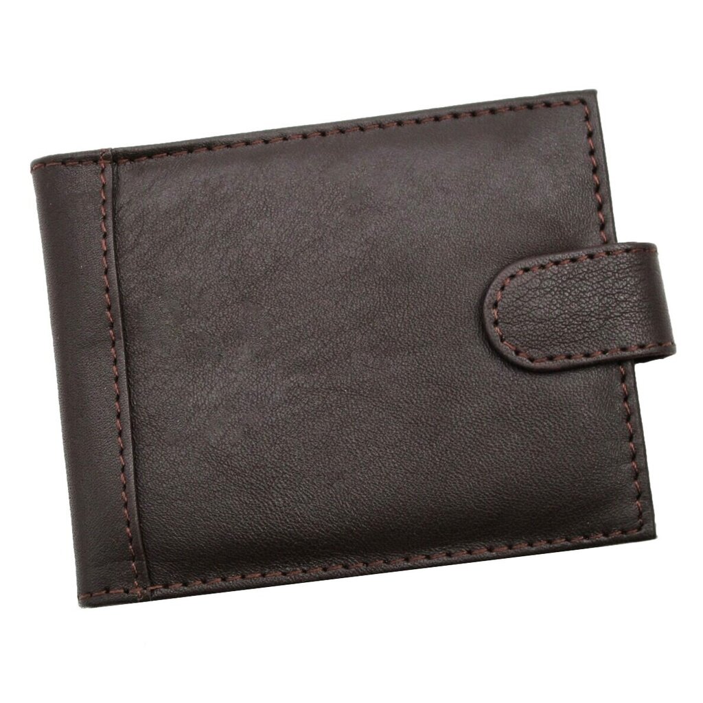 Vizītkaršu/atlaižu karšu maks Genuine Leather CC127BRN цена и информация | Vīriešu maki, karšu maki | 220.lv