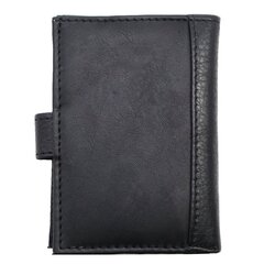 Vizītkaršu/atlaižu karšu maks Genuine Leather 105BLK цена и информация | Мужские кошельки | 220.lv