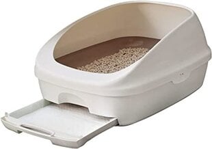 Классический двухуровневый кошачий туалет (комплект: лоток + гранулы 1,6 кг + 4 пеленки) цена и информация | Туалеты для кошек | 220.lv