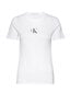 Sieviešu T-krekls CALVIN KLEIN JEANS Monologo Slim Fit Tee Bright White 560076674 cena un informācija | T-krekli sievietēm | 220.lv