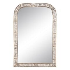Sienas spogulis 51 x 3 x 76 cm Koks Balts cena un informācija | Spoguļi | 220.lv