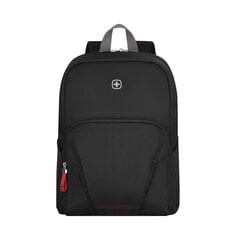 WENGER Motion 15.6'' Klēpjdatora Mugursoma Ar Kabatu Planšetdatoram, Chic Black цена и информация | Рюкзаки и сумки | 220.lv