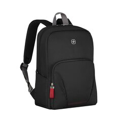 WENGER Motion 15.6'' Klēpjdatora Mugursoma Ar Kabatu Planšetdatoram, Chic Black цена и информация | Рюкзаки и сумки | 220.lv