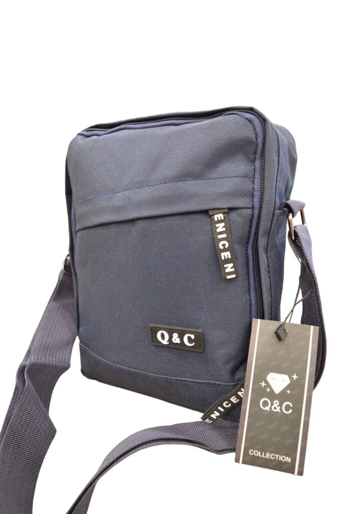 Vīriešu soma Q&C tumši zila cena un informācija | Vīriešu somas | 220.lv