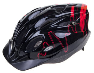 Шлем велосипедный детский Verso MV-PR-03, черный с красным цена и информация | Шлемы | 220.lv
