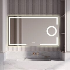 LED spogulis Atlanta New WiFi, 120x70cm цена и информация | Зеркала в ванную | 220.lv