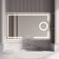 LED spogulis Atlanta New WiFi, 120x70cm cena un informācija | Vannas istabas spoguļi | 220.lv