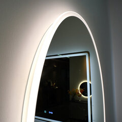LED зеркало Calais 55x75cm Touch, Dimmer цена и информация | Зеркала в ванную | 220.lv