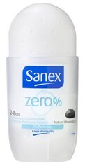 Dezodorants Sanex Zero, 6 x 50 ml cena un informācija | Dezodoranti | 220.lv