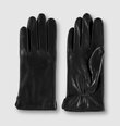 Rino&Pelle женские кожаные перчатки ALICIA, черный цвет