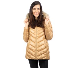 Женская зимняя куртка Luhta HAUKIVUORI, бежевый цвет цена и информация | Женские куртки | 220.lv