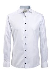 23002R1/Vīriešu balts krekls ar kontrastiem (Regular) cena un informācija | Vīriešu krekli | 220.lv