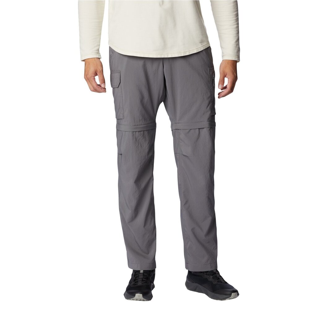 Columbia Silver Ridge Utility Convertible Pant, Men's trousers, Pelēka cena un informācija | Vīriešu bikses | 220.lv