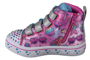 Skechers Twi-Lites Mermaid Gems, Meiteņu sporta apavi, Rozā цена и информация | Детская спортивная обувь | 220.lv