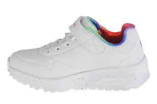 Skechers Uno Lite Rainbow Specks, Meiteņu sporta apavi, Balta cena un informācija | Sporta apavi bērniem | 220.lv
