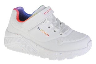 Skechers Uno Lite Rainbow Specks, Meiteņu sporta apavi, Balta цена и информация | Детская спортивная обувь | 220.lv