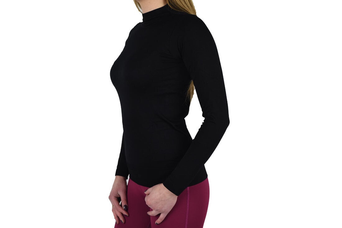 GymHero Longsleeve Seamless, Women's longsleeves, Melna cena un informācija | Sporta apģērbs sievietēm | 220.lv