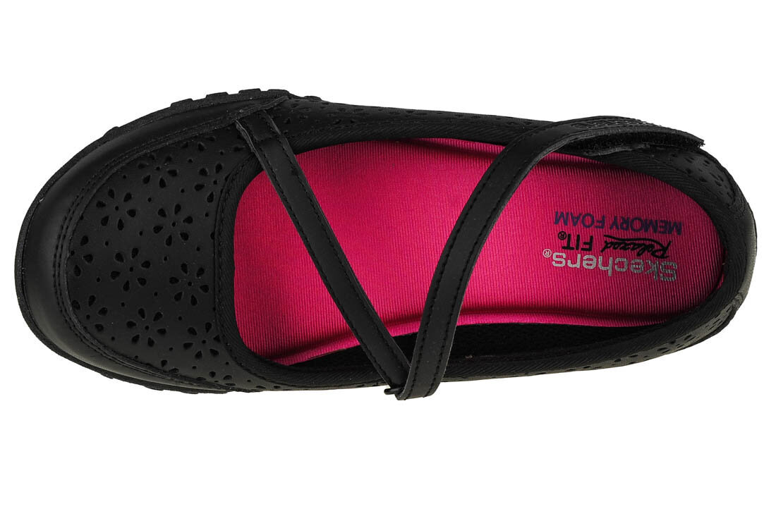 Skechers Breathe Easy Playground Popp, Meiteņu sporta apavi, Melna цена и информация | Bērnu kurpes | 220.lv