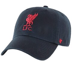 47 Brand EPL FC Liverpool Clean Up Cap, men's baseball caps , Zila цена и информация | Мужские шарфы, шапки, перчатки | 220.lv