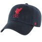 47 Brand EPL FC Liverpool Clean Up Cap, men's baseball caps , Zila цена и информация | Vīriešu cepures, šalles, cimdi | 220.lv