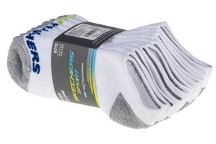Skechers Boys 6pk No Show Socks, for boy socks, Balta цена и информация | Носки, колготки для мальчиков | 220.lv