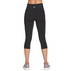 Женские шорты Skechers Go Walk High Waisted Capri Short, черные цена и информация | Спортивная одежда для женщин | 220.lv