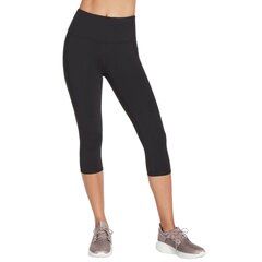 Женские шорты Skechers Go Walk High Waisted Capri Short, черные цена и информация | Спортивная одежда для женщин | 220.lv