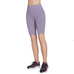 Skechers Go Walk High Waisted Bike Short, Women's shorts, Violets cena un informācija | Sporta apģērbs sievietēm | 220.lv