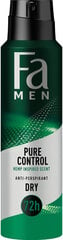 FA Men Pure Control Aerosol Deodorant 150 мл, 3 набора упаковки цена и информация | Дезодоранты | 220.lv