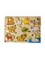 Bērnu montessori koka puzle ar 10 zvēriem цена и информация | Rotaļlietas zīdaiņiem | 220.lv