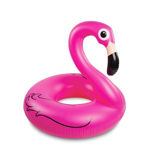 Piepūšamais riņķis Flamingo, 70 cm, rozā cena un informācija | Piepūšamās rotaļlietas un pludmales preces | 220.lv
