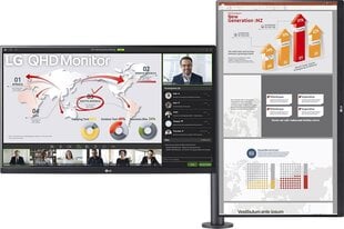 LG 27QP88DP-BS cena un informācija | LG Monitori un monitoru statīvi | 220.lv