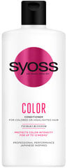 Matu balzams Syoss Color, 6 x 440 ml cena un informācija | Matu kondicionieri, balzāmi | 220.lv