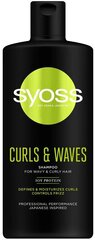 Šampūns Syoss Curls & Waves, 6 x 440 ml cena un informācija | Šampūni | 220.lv