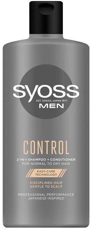 Šampūns Syoss Men Control, 6 x 440 ml цена и информация | Šampūni | 220.lv