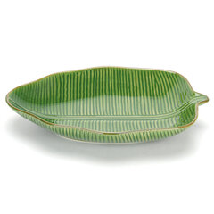 Fissman keramikas šķīvis Green, 32,5 x 22,5 x 5 cm cena un informācija | Trauki, šķīvji, pusdienu servīzes | 220.lv